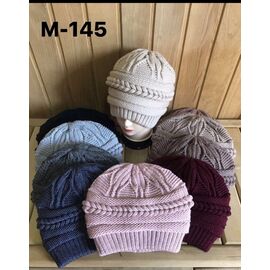Шапка зимова жіноча KA-M145 mix двойная р.54-58 "Red Hat" недорого оптом від прямого постачальника