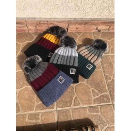 Шапка дитяча зимова на хлопчика KA23 mix р.48-52 "Red Hat" недорого оптом від прямого постачальника