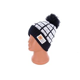 Шапка дитяча зимова унісекс KA180-1 травка р.46-50 "Red Hat" недорого оптом від прямого постачальника