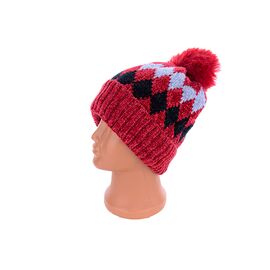 Шапка дитяча зимова унісекс KA182-2 травка р.50-54 "Red Hat" недорого оптом від прямого постачальника