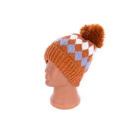 Шапка дитяча зимова унісекс KA182-6 травка р.50-54 "Red Hat" недорого оптом від прямого постачальника