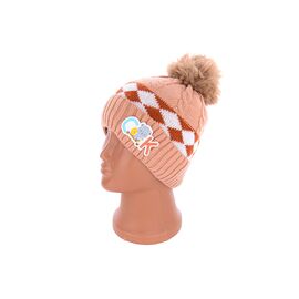 Шапка дитяча зимова унісекс KA185-2 травка р.46-50 "Red Hat" недорого оптом від прямого постачальника