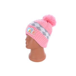 Шапка дитяча зимова на дівчинку KA185-4 травка р.46-50 "Red Hat" недорого оптом від прямого постачальника