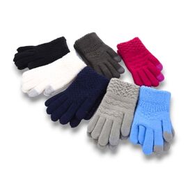 Фотография Перчатки детские на девочку 607 mix р.8-11 "KH clothes" недорого оптом от прямого поставщика