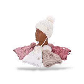 Шапка дитяча зимова унісекс SA1346 mix р.40-44 "Red Hat" недорого оптом від прямого постачальника