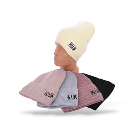 Шапка дитяча зимова на дівчинку 00SA1359 mix р.52-56 "Red Hat" недорого оптом від прямого постачальника