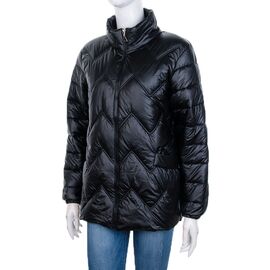 Куртка жіноча зимова 226 black (06948) р.42-48 "Obuv OK2" недорого оптом від прямого постачальника