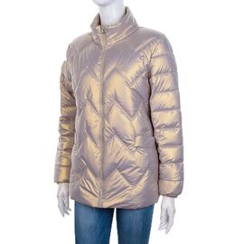 Куртка жіноча зимова 226 beige (06948) р.42-48 "Obuv OK2" недорого оптом від прямого постачальника