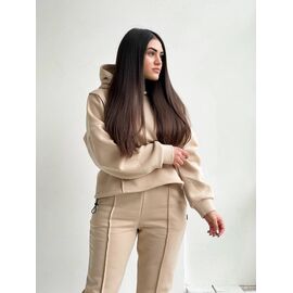 Костюм спортивний жіночий 55-11 beige р.42-52 "Adam&Eva" недорого оптом від прямого постачальника