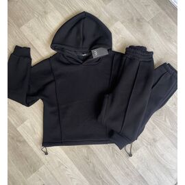 Костюм спортивний жіночий 55-1 black р.42-52 "Adam&Eva" недорого оптом від прямого постачальника