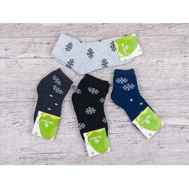 Фотография Носки детские тёплые унисекс 409 (03921) mix р.26-35 "Obuv OK2" недорого оптом от прямого поставщика