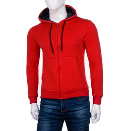 Фотография Кофта спортивная мужская A1205 red р.S-2XL "Naser" недорого оптом от прямого поставщика