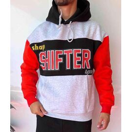 Фотография Худи мужской 1624 l.grey р.S-XL "i8denim" недорого оптом от прямого поставщика