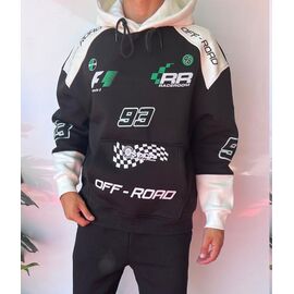 Фотография Худи мужской 1634 black р.S-XL "i8denim" недорого оптом от прямого поставщика