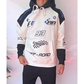 Фотография Худи мужской 1637 white р.S-XL "i8denim" недорого оптом от прямого поставщика