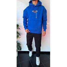 Фотография Худи мужской 1654 blue р.S-XL "i8denim" недорого оптом от прямого поставщика