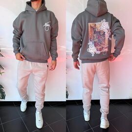 Фотография Худи мужской 1678 grey р.S-XL "i8denim" недорого оптом от прямого поставщика