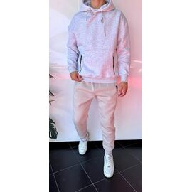 Фотография Худи мужской 1696 l.grey р.S-XL "i8denim" недорого оптом от прямого поставщика