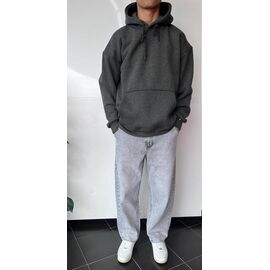 Фотография Худи мужской 1720 d.grey р.S-XL "i8denim" недорого оптом от прямого поставщика