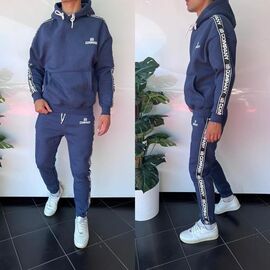 Фотография Костюм спортивный мужской 1836 blue р.S-XL "i8denim" недорого оптом от прямого поставщика