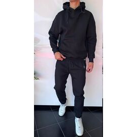 Фотография Костюм спортивный мужской 1846 black р.S-XL "i8denim" недорого оптом от прямого поставщика