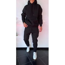 Фотография Костюм спортивный мужской 1852 black р.S-XL "i8denim" недорого оптом от прямого поставщика