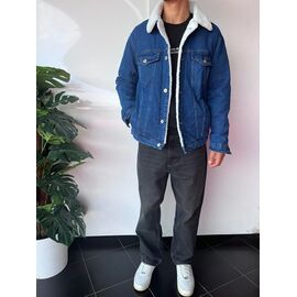 Фотография Куртка мужская зимняя 1955 blue р.M-3XL "i8denim" недорого оптом от прямого поставщика