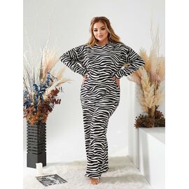 Фотография Пижама тёплая женская 1704 white р.52-56 "Nadia-Natali" недорого оптом от прямого поставщика