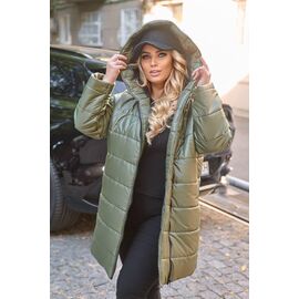 Фотография Куртка женская зимняя 024 green р.48-58 "Bulavka" недорого оптом от прямого поставщика