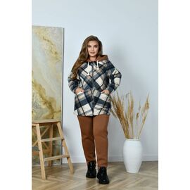 Костюм спортивний жіночий 4015 brown р.52-58 "Iren Veles" недорого оптом від прямого постачальника