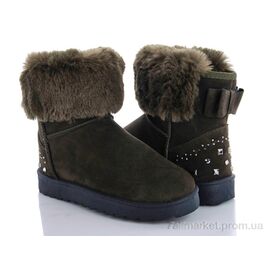 Уггі жіночі утеплені Зима 687 green (8 пар р.36-40) "Class Shoes" недорого оптом від прямого постачальника