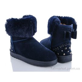 Уггі жіночі утеплені Зима 6877-3 синий (8 пар р.36-40) "Class Shoes" недорого оптом від прямого постачальника