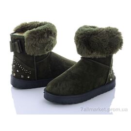 Уггі жіночі утеплені Зима 1687 green (8 пар р.36-40) "Class Shoes" недорого оптом від прямого постачальника
