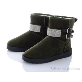 Уггі жіночі утеплені Зима 1829 green (8 пар р.36-40) "Class Shoes" недорого оптом від прямого постачальника