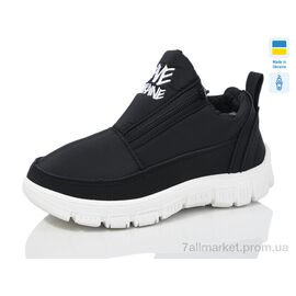 Черевики жіночі стильні Зима N318 чорний-білий (6 пар р.36-41) "Inblue" недорого оптом від прямого постачальника