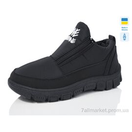 Черевики жіночі стильні Зима N318 чорний (6 пар р.36-41) "Inblue" недорого оптом від прямого постачальника