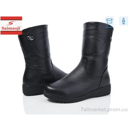 Чоботи жіночі зручні Зима FA11-1 (6 пар р.41-43) "Saimaoji" недорого оптом від прямого постачальника