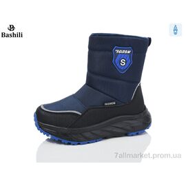 Дутики дитячі утеплені Зима QK1891A-7 (8 пар р.32-37) "Башили" недорого оптом від прямого постачальника