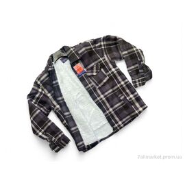 Чоловіча сорочка Зима 009-1 (10 шт. р.сіткаM/L-3XL/4XL) "Verton" недорого оптом від прямого постачальника