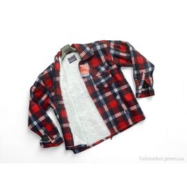 Чоловіча сорочка Зима 009-4 (10 шт. р.сіткаM/L-3XL/4XL) "Verton" недорого оптом від прямого постачальника