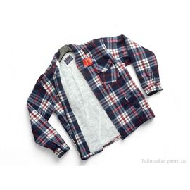 Чоловіча сорочка Зима 009-8 (10 шт. р.сіткаM/L-3XL/4XL) "Verton" недорого оптом від прямого постачальника