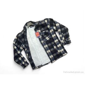 Чоловіча сорочка Зима 009-12 (10 шт. р.сіткаM/L-3XL/4XL) "Verton" недорого оптом від прямого постачальника