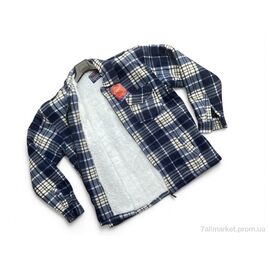 Чоловіча сорочка Зима 009-15 (10 шт. р.сіткаM/L-3XL/4XL) "Verton" недорого оптом від прямого постачальника