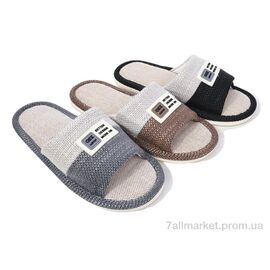 Тапки чоловічі домашні Зима D360 mix (12 пар р.40-45) "Deshman" недорого оптом від прямого постачальника