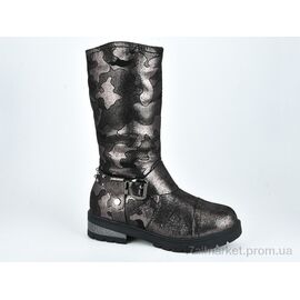 Фотография Сапоги детские красивые зима W121-2 gold (8 пар р.32-37) "Violeta" недорого оптом от прямого поставщика