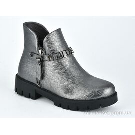 Фотография Ботинки детские удобные зима W128-3 silver (8 пар р.33-38) "Violeta" недорого оптом от прямого поставщика