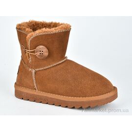 Фотография Угги детские утепленные зима W1-101-2 coffee (8 пар р.33-37) "Violeta" недорого оптом от прямого поставщика