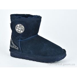 Фотография Угги детские утепленные зима W1-102-2 blue (8 пар р.33-37) "Violeta" недорого оптом от прямого поставщика