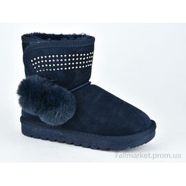 Фотография Угги детские утепленные зима W1-103-2 blue (8 пар р.33-37) "Violeta" недорого оптом от прямого поставщика