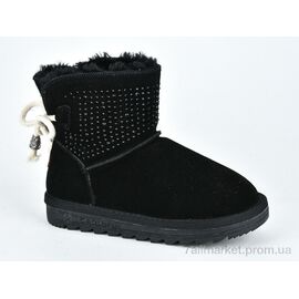 Уггі дитячі утеплені Зима W1-100 black (8 пар р.28-32) "Violeta" недорого оптом від прямого постачальника